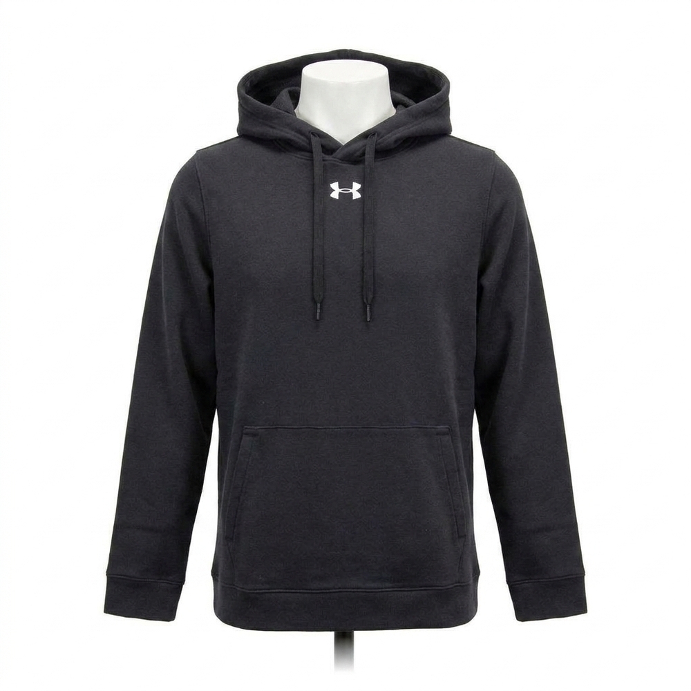 NEW UNDER ARMOUR women's hustle fleece hoodie in black